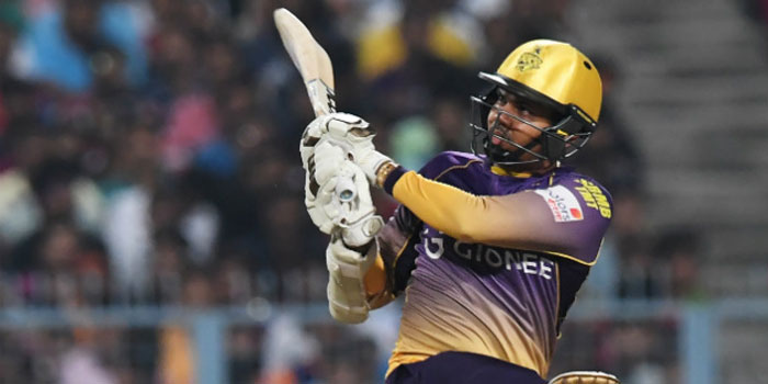 Sunil Narine hitting sixes