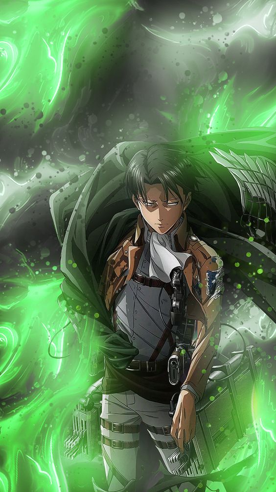 Captain Levi of attack on titan anime