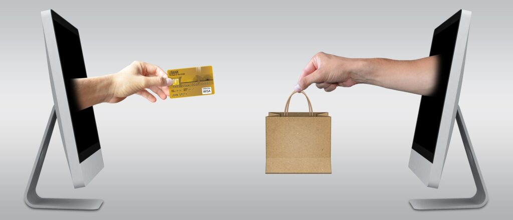 Using credit card for shopping